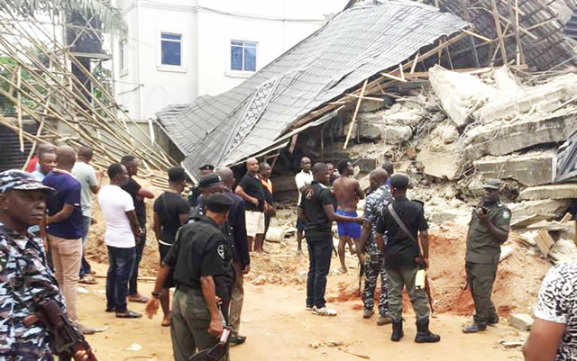 Two expatriates, others trapped in collapsed Anambra building