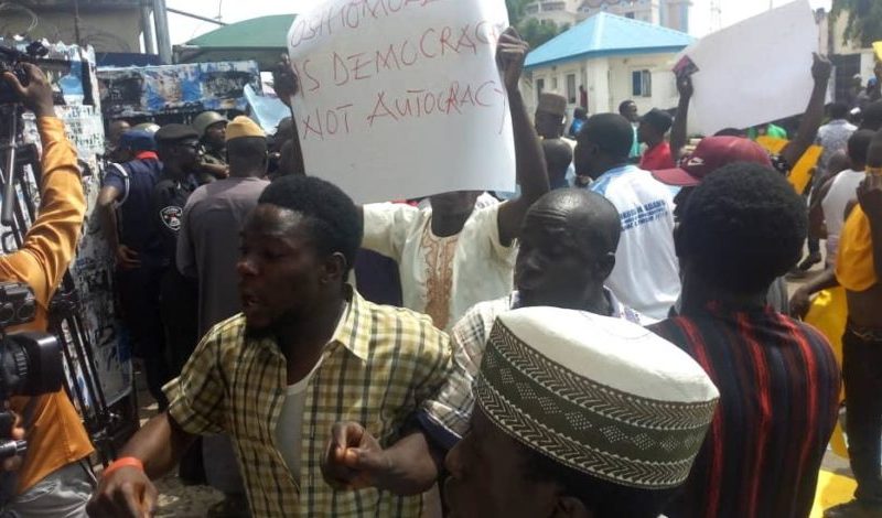 Youths protest direct primary in FCT