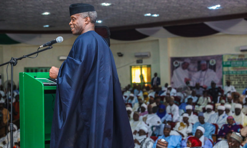 VP at the 2018 Annual Lecture of Barewa Old Boys Association (BOBA) in Sokoto.