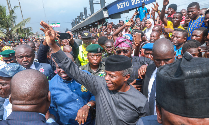 VP TAKES TRADERMONI TO OSHODI, KETU AND BARIGA MARKETS IN LAGOS. 5TH NOVEMBER 2018