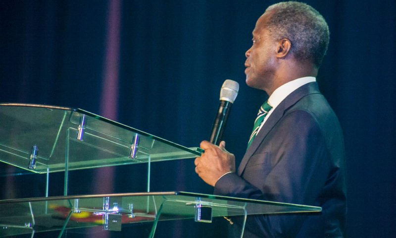 VP Osinbajo, SAN, attends the dedication of Dunamis Glo