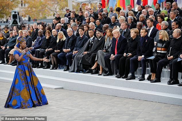 VIDEO: Angelique Kidjo performs at WWI armistice centennial