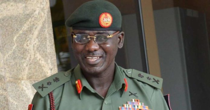 Buhari Commiserates With Buratai over Mother’s Death