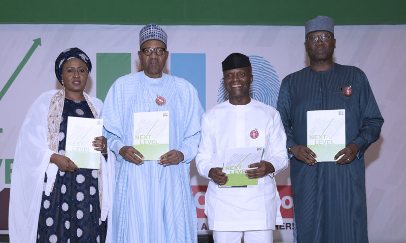 PRESIDENT BUHARI AT THE LAUNCH OF NEXT LEVEL SCORECARD TO THE GOV. NOV 18 2018