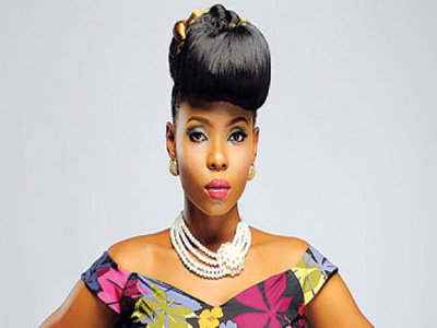 Yemi Alade visits alma mater