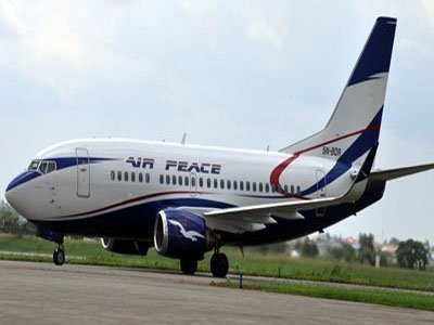 Panic as Air Peace aircraft tyre bursts during take-off