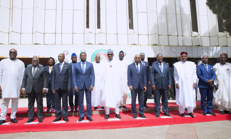 PRESIDENT BUHARI OPENS 54TH ORD SESSION OF THE ECOWAS.