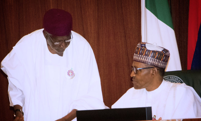 PRESIDENT BUHARI PRESIDES OVER FEC MEETING. DEC 12 2018