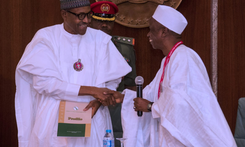 PRESIDENT BUHARI RECEIVES CYD DELEGATION. DEC 14 2018