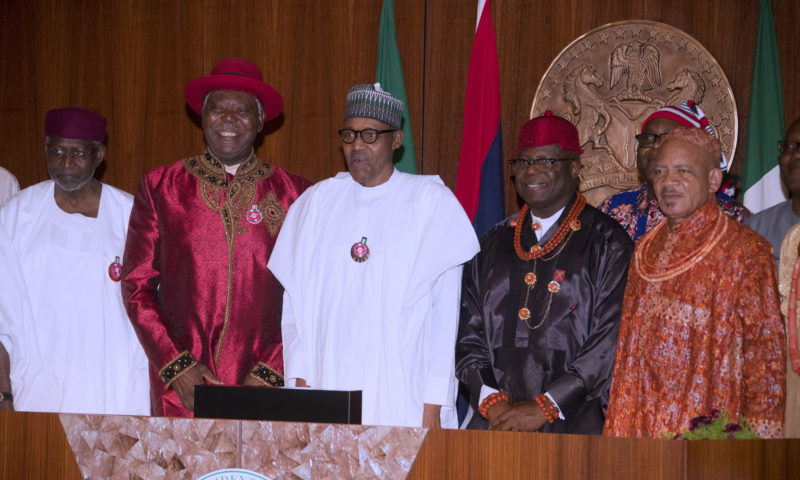 PRESIDENT BUHARI RECEIVES HOSCON. DEC 14 2018