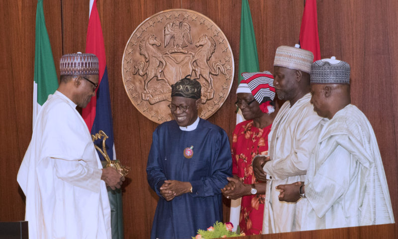 PRESIDENT BUHARI RECEIVES LEADERSHIP OF MOPPAN.