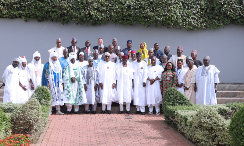 PRESIDENT BUHARI RECEIVES MINERS ASSOCIATION OF NIGERIA.