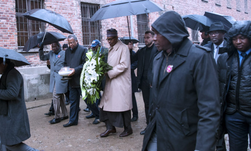 PRESIDENT BUHARI VISITS AUSCHWITZ-BIRKENAU CAMP, OSWIECIM, POLAND.