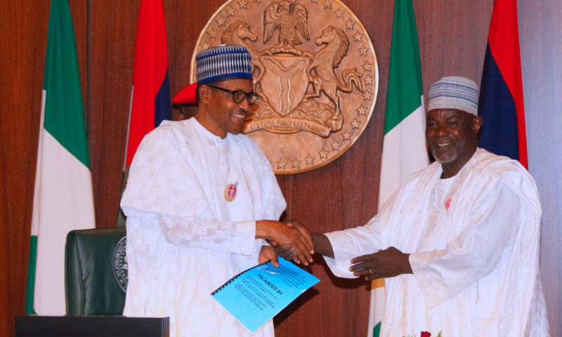 PRESIDENT BUHARI RECEIVES ALMAGAMATED UNION OF FOODSTUFF AND CATTLE DEALERS. JAN 11 2019