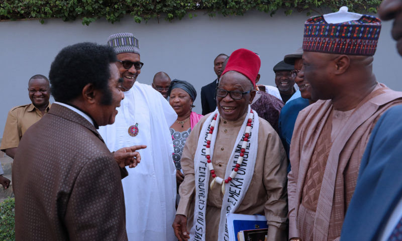 PRESIDENT BUHARI RECEIVES LEADERSHIP OF PENSIONERS. JAN 4 2019