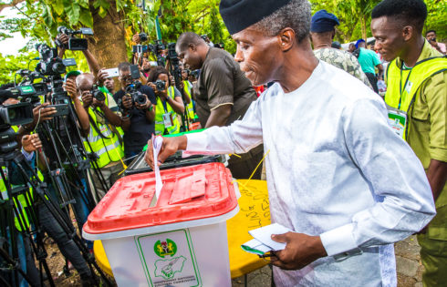 VP cast his votes