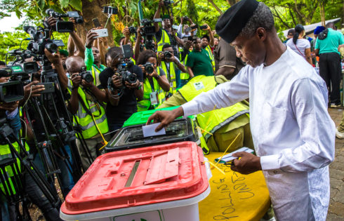 VP cast his votes