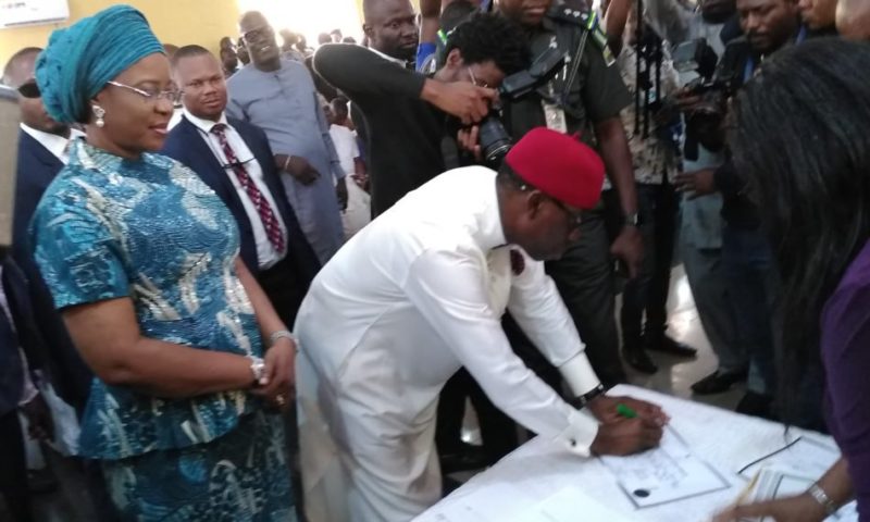 INEC presents certificate of return to Okowa