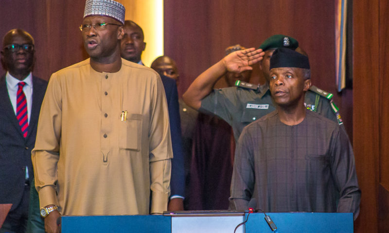 VP Osinbajo presides over FEC – 10th, April 2019