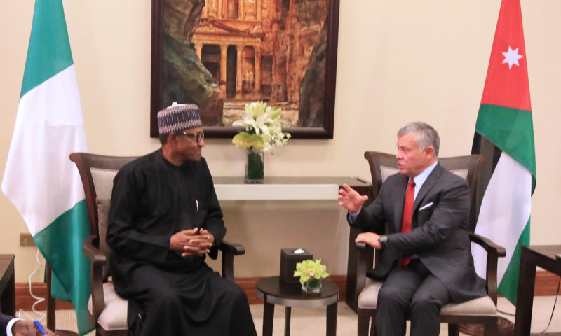 PRESIDENT BUHARI IN A BILATERAL MEETING WITH KING OF JORDAN #MENA19