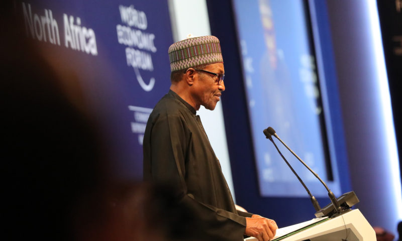 PRESIDENT BUHARI ADDRESS WORLD LEADERS AT THE WORLD ECONOMIC