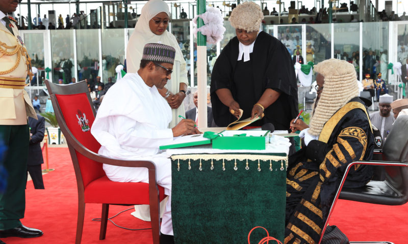 PRESIDENT BUHARI INAUGURATION FOR ANOTHER 4 YEARS MAY 29 2019