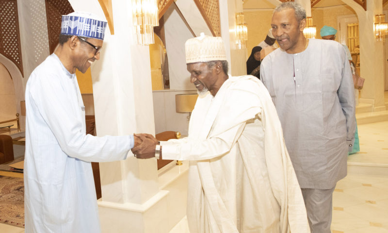 PRESIDENT BUHARI BREAKING OF RAMADAN FAST WITH THE JUDICIARY.