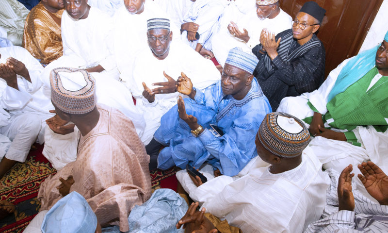 FGN DELEGATION ATTENDS UBEC CHAIRMAN DR ABUBAKAR’S DAUGHTER WEDDING FATIHA. JUNE 15 2019