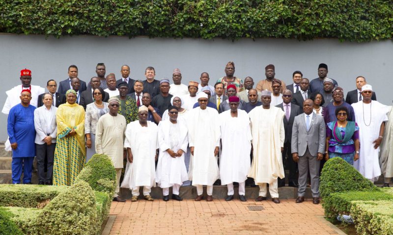 PRESIDENT BUHARI RECEIVES M.A.N IN AN AUDIENCE. JUNE 19 2019