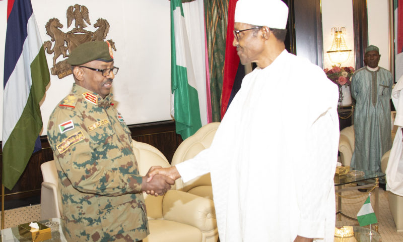 PRESIDENT BUHARI RECEIVES SUDAN SPECIAL ENVOY. JUNE 20 2019