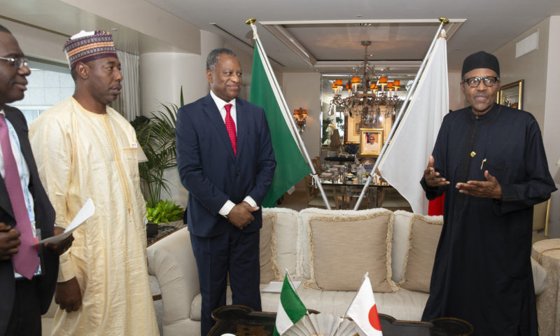 PRESIDENT BUHARI MEET WITH NIGERIANS IN JAPAN. AUG 29 2019