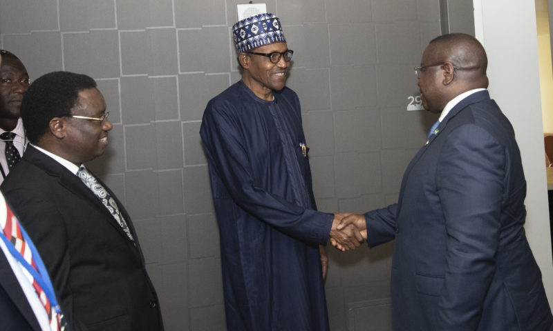 PRESIDENT BUHARI MEETS WITH SIERRA LEONE PRESIDENT H.E BIO. SEPT 25 2019