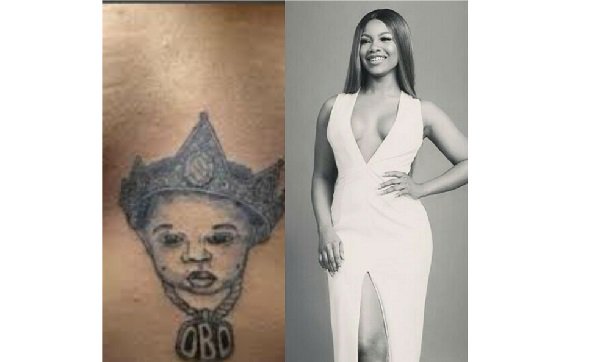 Tacha removes Davido’s tattoo from her chest