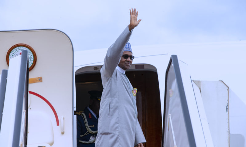 PRESIDENT BUHARI DEPARTS ABUJA FOR ECONOMIC FORUM OF FUTURE