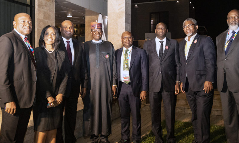 PRESIDENT BUHARI WITH AFREXIMBANK SIDELINE MEETING IN SOCHI, RUSSIA. OCT 25 2019