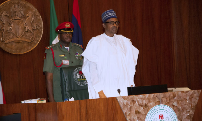 PRESIDENT MUHAMMADU BUHARI PRESIDES OVER EXTRA-ORDINARY FEC MEETING AT THE COUNCIL CHAMBERS, STATE HOUSE. PHOTO; SUNDAY AGHAEZE. OCT7 2019.