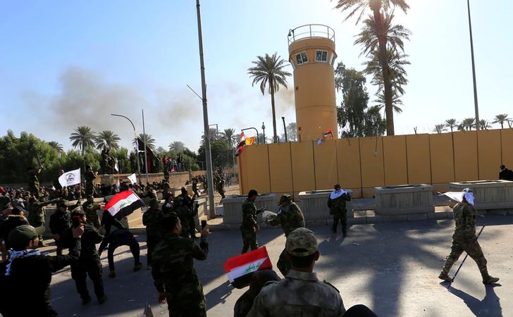 America moves embassy staff to safety in Baghdad over violent protests in Iraq
