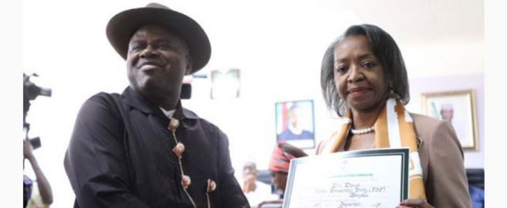 BREAKING: Diri receives Certificate of Return as Bayelsa gov-elect