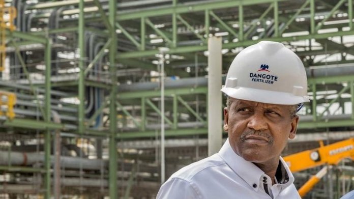 Dangote’s $2bn Fertiliser Plant Commences Operation February