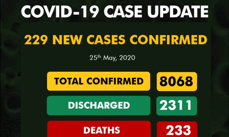 Nigeria Records 229 New Cases of COVID-19, Seven Deaths