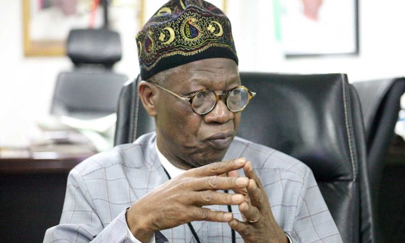 COVID-19 pandemic:  No Fresh Lockdown -Lai Mohammed