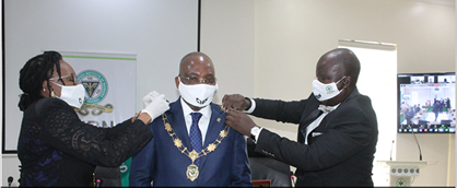 Olugbemi Sworn in as CIBN President