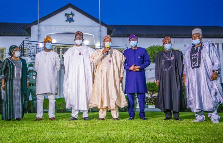 EndSARS: APC Governors Visit Lagos, Commend Sanwo-Olu’s Leadership Qualities