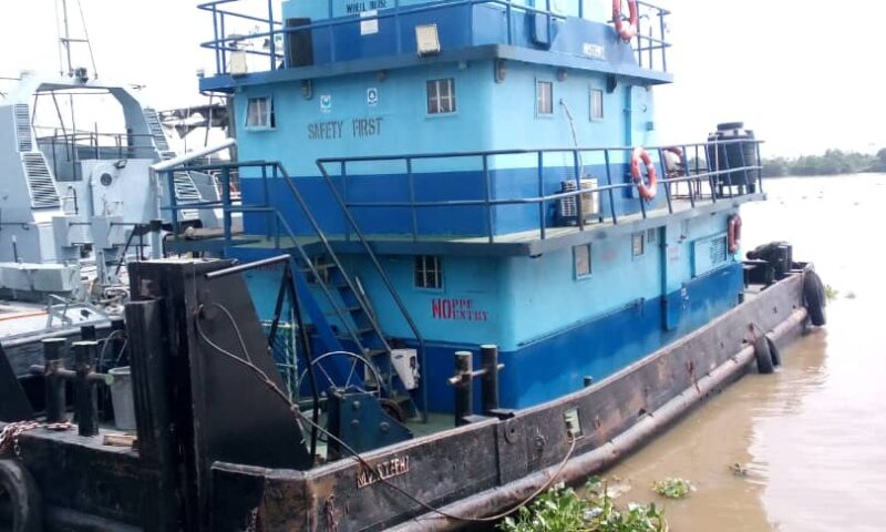 Navy hands over seized oil-laden ship to EFCC