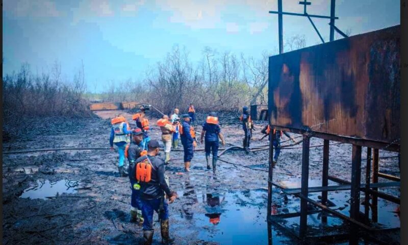 NSCDC destroys four Rivers illegal refineries