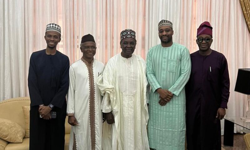 El-Rufai visits Gowon after meeting SDP leaders, amid talks of plans to dump APC