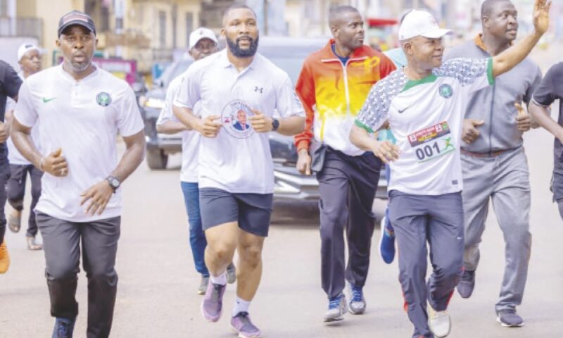 Cheers as Gov. Mbah joins 2024 Coal City Marathon, promises world-class marathon