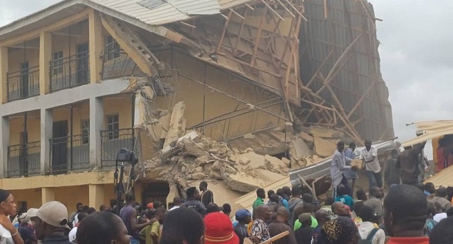 BREAKING: Several feared dead as school building collapses in Plateau