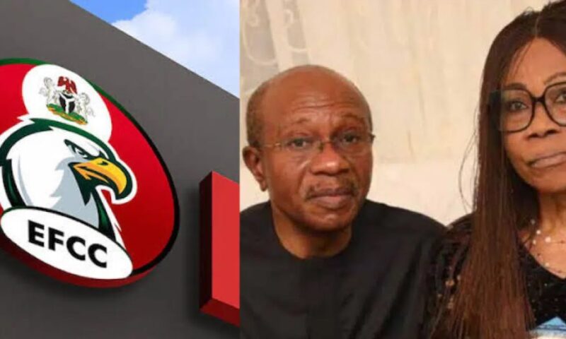 Remove name, photos of Emefiele’s wife from wanted list – Court orders EFCC