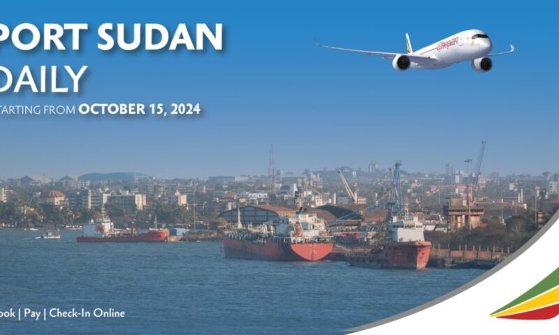 Ethiopian Airlines Starts Daily Flight to Port Sudan October